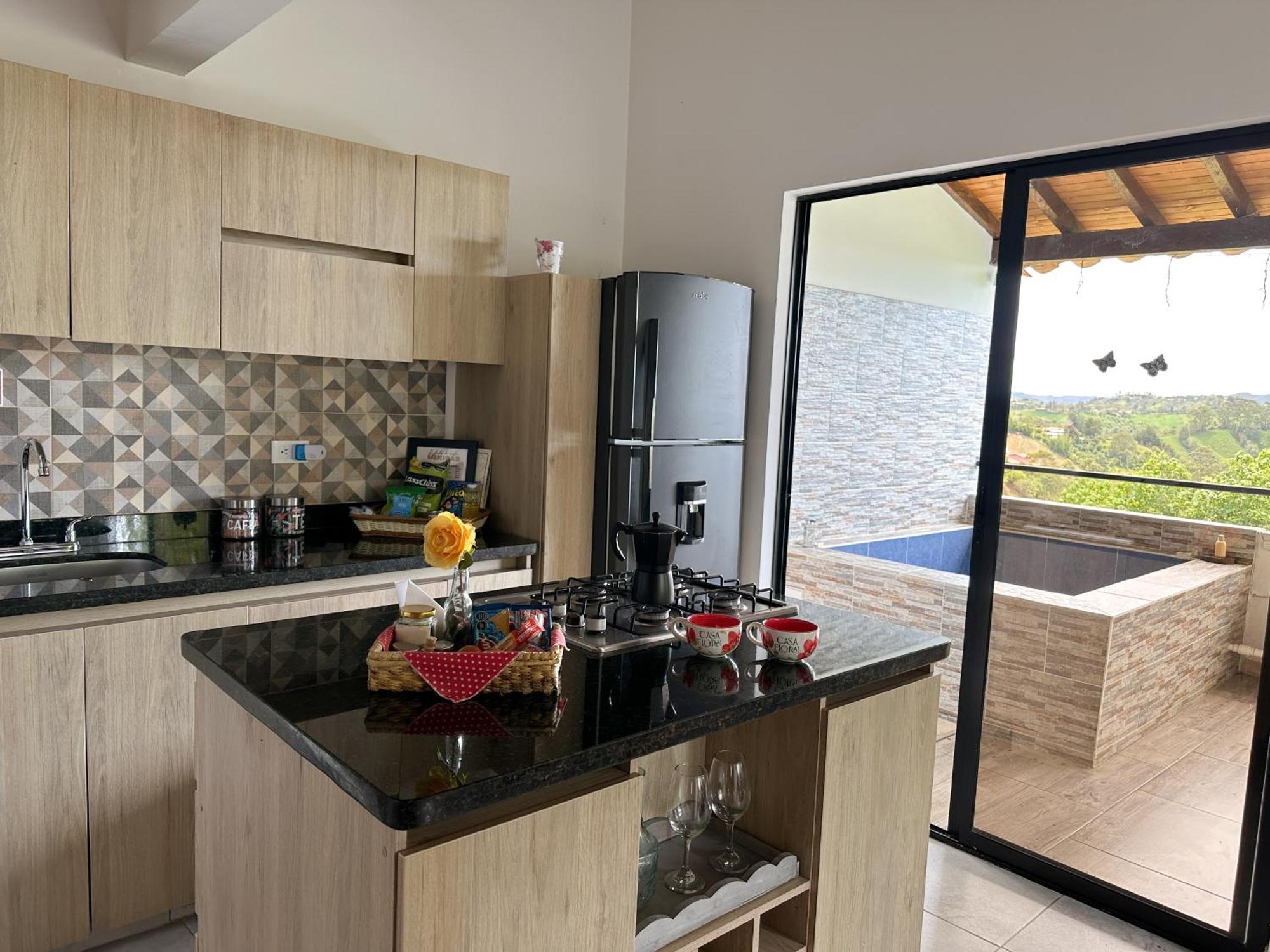 Cabanas Con Jacuzzi Y Chimenea - Casa Floral, Marinilla Luaran gambar