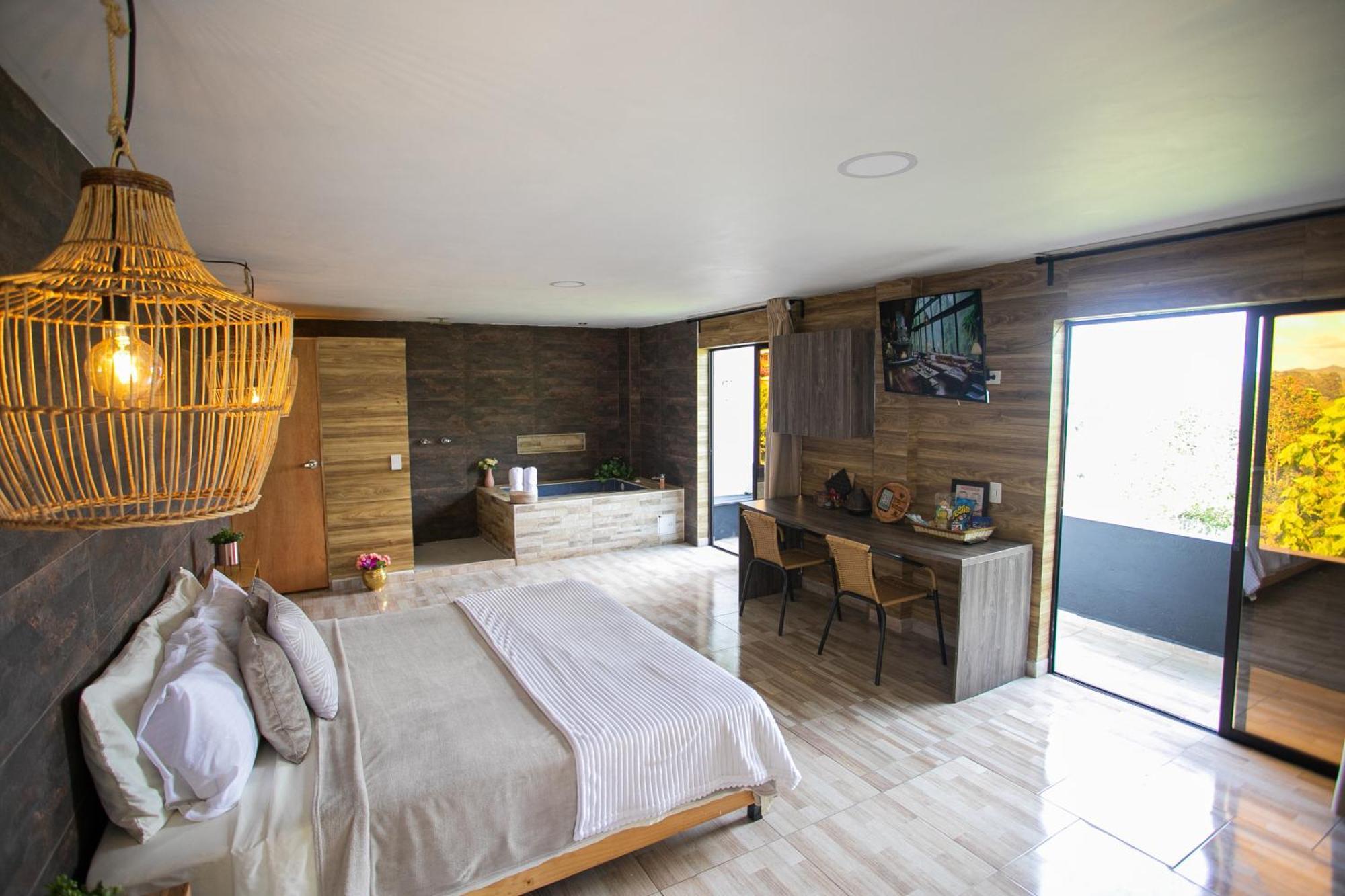 Cabanas Con Jacuzzi Y Chimenea - Casa Floral, Marinilla Luaran gambar